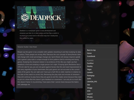 isThisDeadlockStreamerWashed screenshot