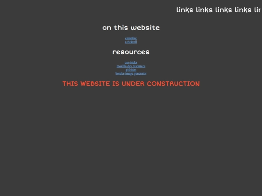 links screenshot