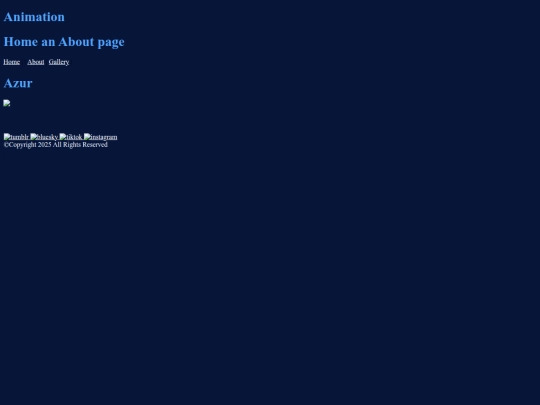 SimpleWebpageAzurPage4 screenshot