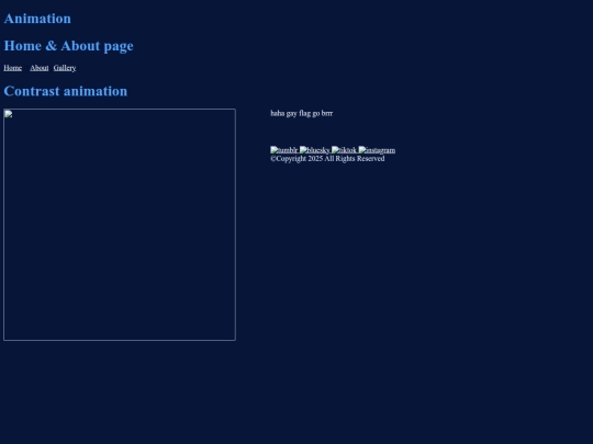SimpleWebpageContrastAnimationPage5 screenshot