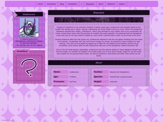 Website screenshot