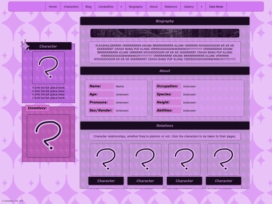 characters/ztemplatechapage screenshot