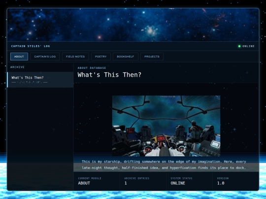 captainslog screenshot