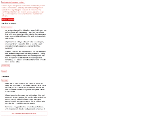 log/tinreview screenshot