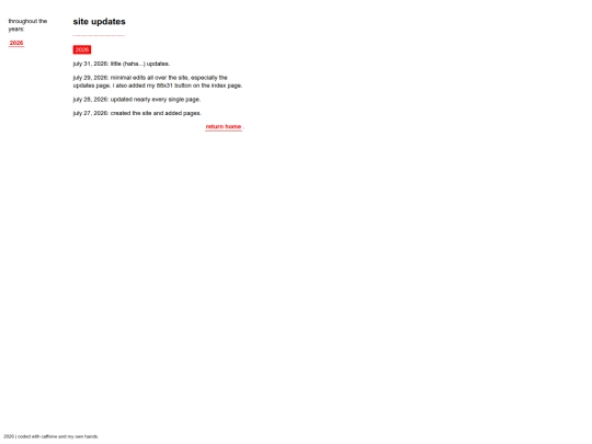 updates screenshot