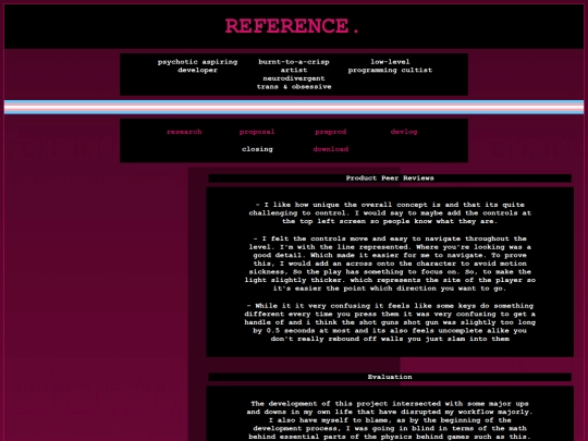 references screenshot