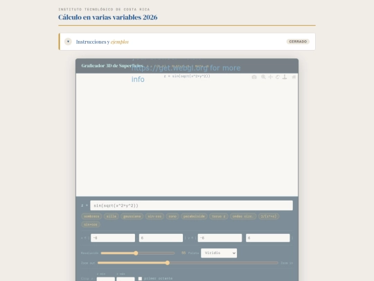 cvv/HTML/Graficador3D screenshot