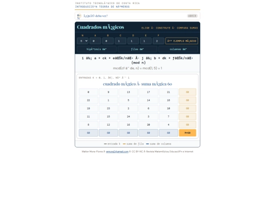 tn/HTML/cuadradosmagicos screenshot