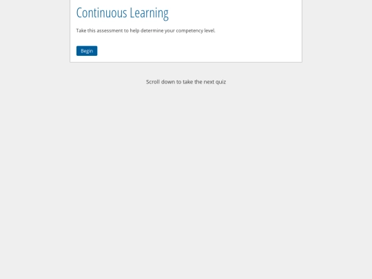 lnd/assessment/continuous screenshot