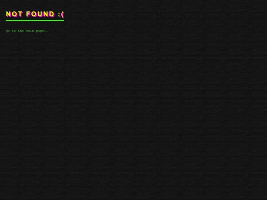 not_found screenshot