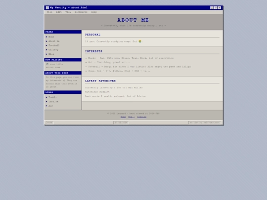 Website screenshot