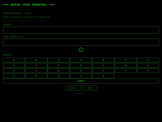 cipher/morse screenshot