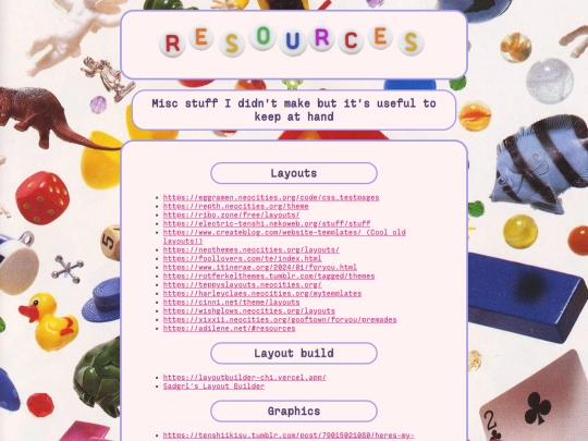 resources screenshot