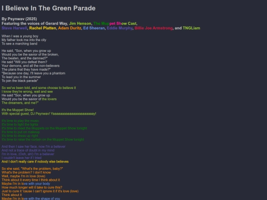 Marissa/greenparade screenshot