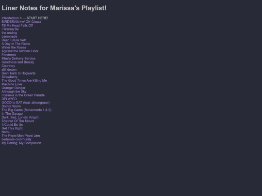 Marissa/marissahome screenshot