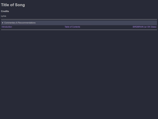 Marissa/templatepage screenshot