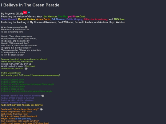 musicaltransients/greenparade screenshot