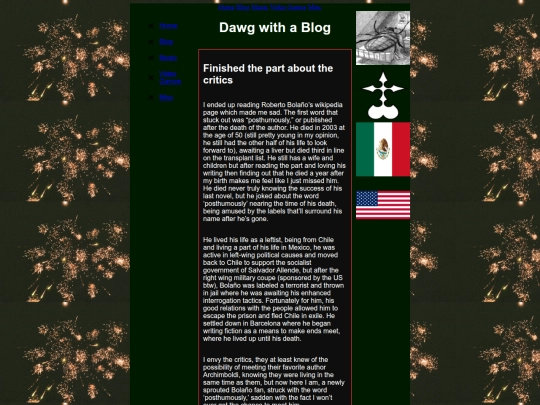 Website screenshot