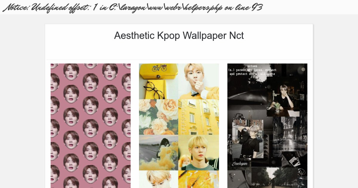 Aesthetic Kpop Wallpaper Nct