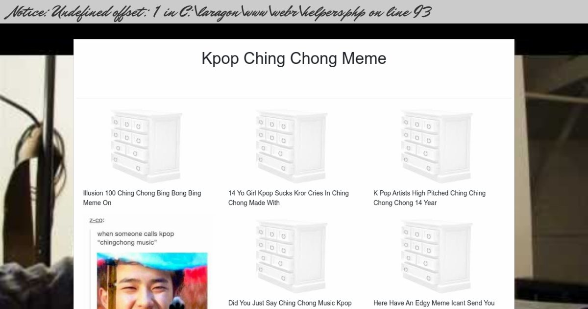 Kpop Ching Chong Meme