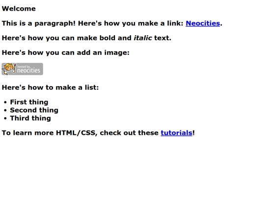 index screenshot