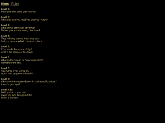 hints screenshot