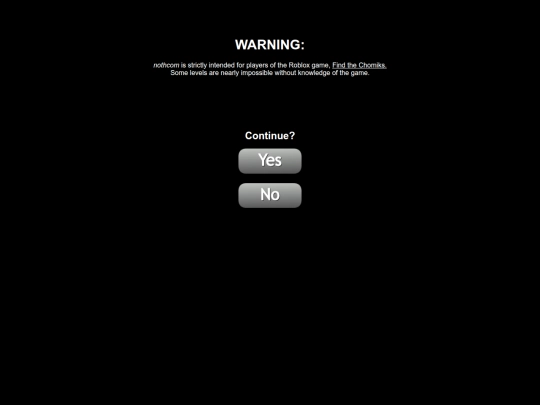 warning screenshot