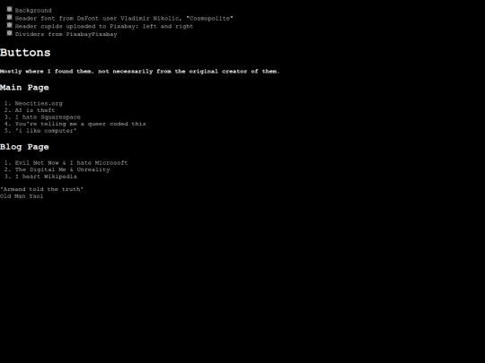 credits screenshot