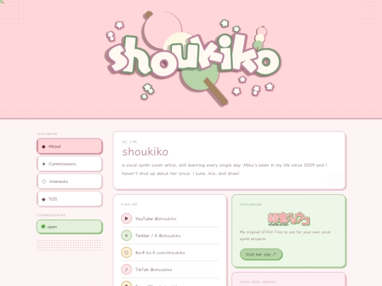 Website screenshot