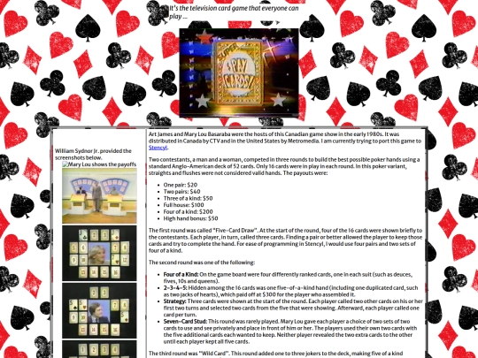 gameshow/SuperPayCards screenshot
