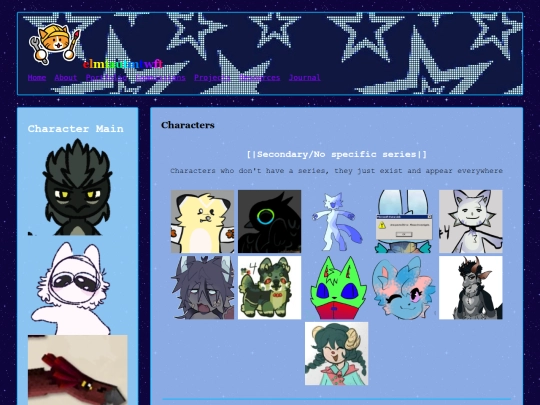 mycharacters screenshot