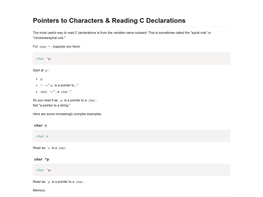 pointers-characters-arrays-memory-allocation screenshot