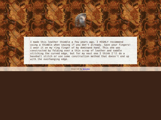 sewing/thimble screenshot