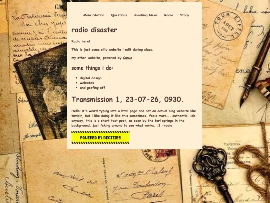 index screenshot