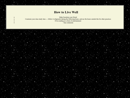 how_to_live_well screenshot