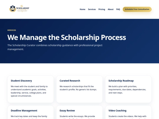 services screenshot