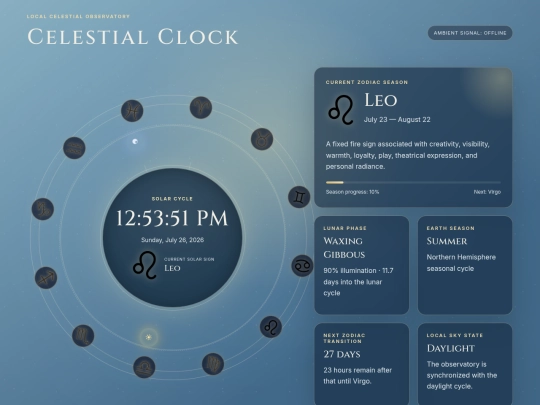 celestialclock screenshot