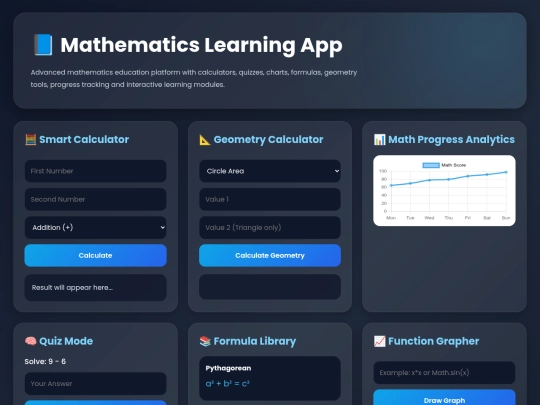  📘 Mathematics Learning App