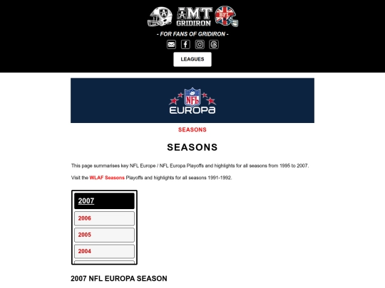 nfleuropaseasons screenshot