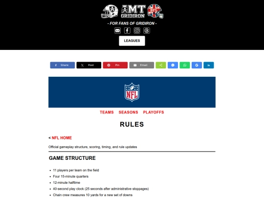nflrules screenshot