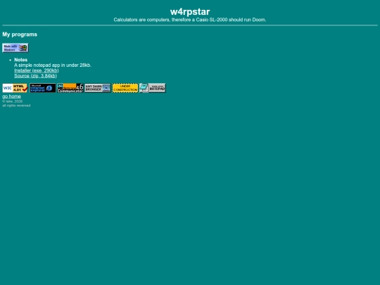 programs screenshot