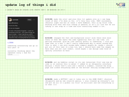 updateslog screenshot