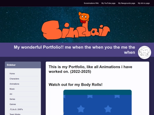 OLDportfolio screenshot