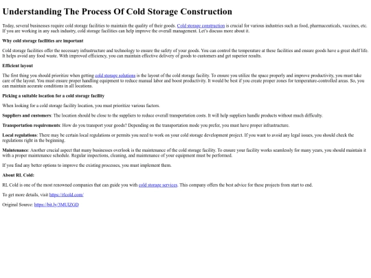 UnderstandingTheProcessOfColdStorageConstruction screenshot