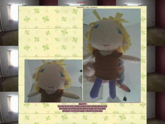 chorsheetclayplushies screenshot