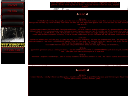 evilblog screenshot