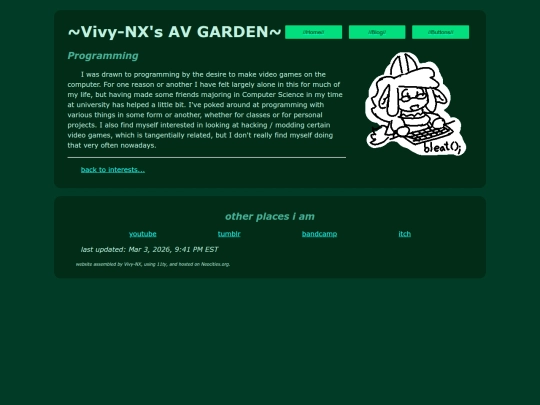 Website screenshot