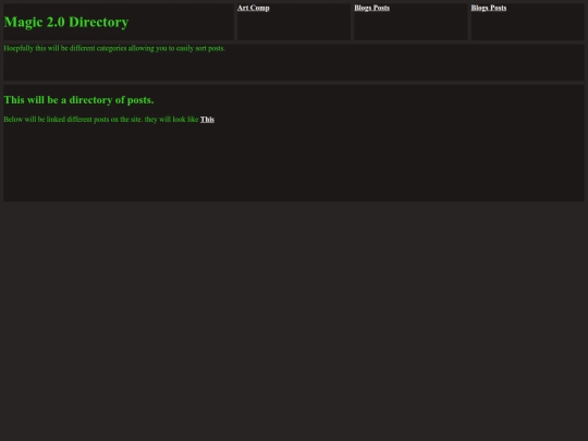 BlogDirectory screenshot