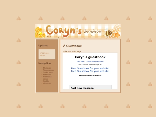 guestbook screenshot