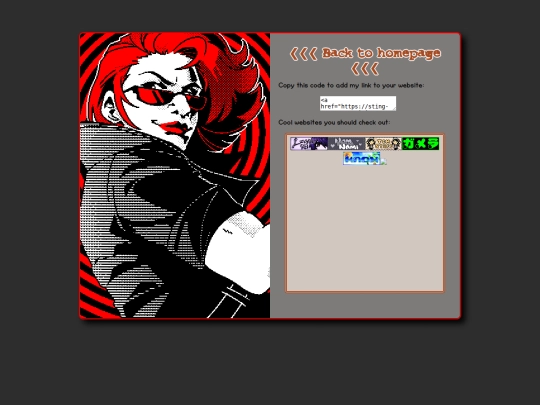 links screenshot